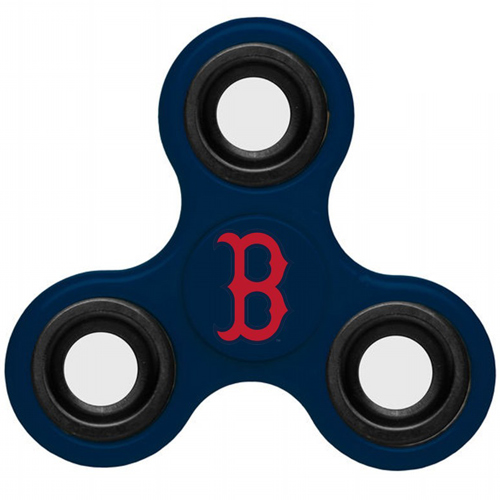 MLB Boston Red Sox 3 Way Fidget Spinner B48 - Navy - Click Image to Close